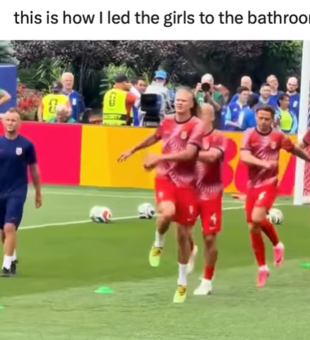 this is how I led the girls to the bathroom