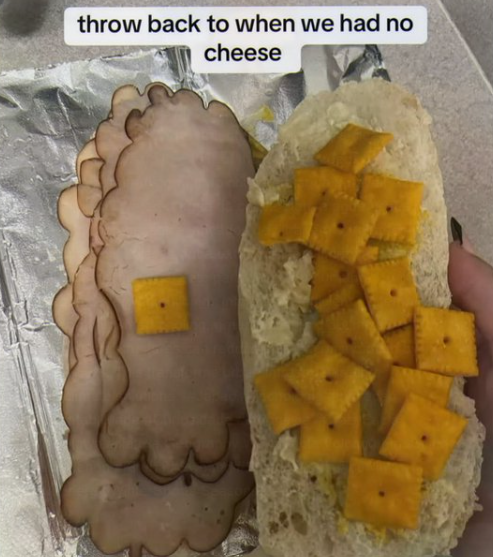 throw back to when we had no cheese