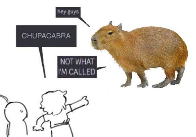 hey guys CHUPACABRA NOT WHAT I'M CALLED