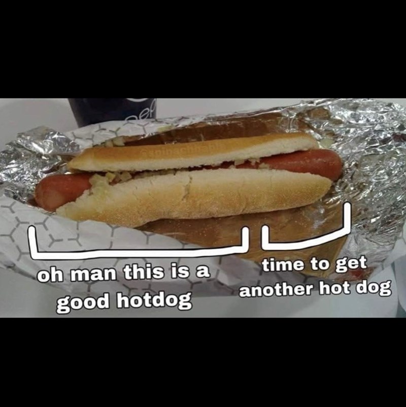 el spin oh man this is a good hotdog time to get another hot dog