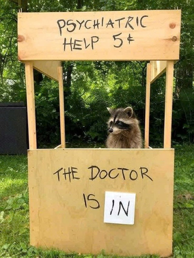 PSYCHIATRIC 5¢ HELP 5 THE DOCTOR 15 IN Grok