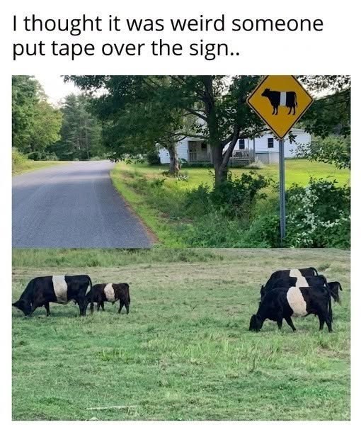 I thought it was weird someone put tape over the sign..
