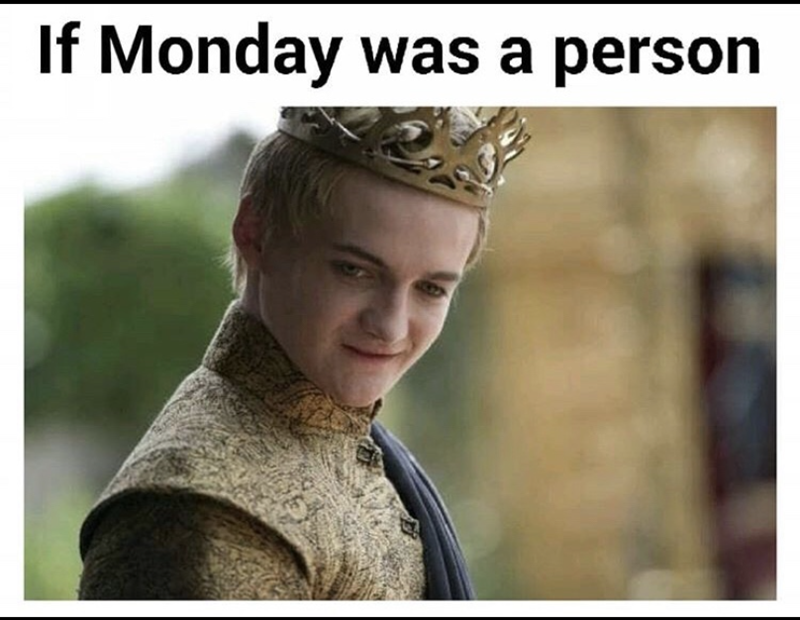 If Monday was a person