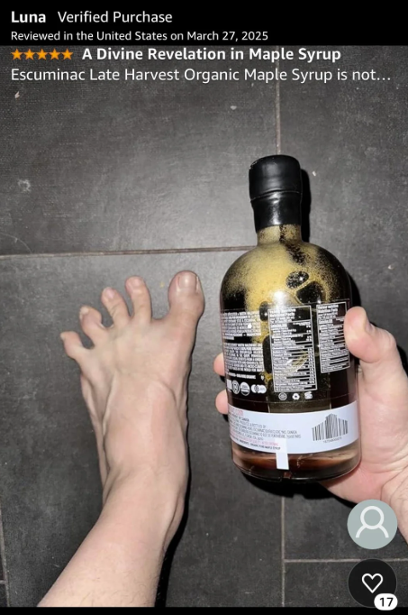 Luna Verified Purchase Reviewed in the United States on March 27, 2025 ★ A Divine Revelation in Maple Syrup Escuminac Late Harvest Organic Maple Syrup is not... 17