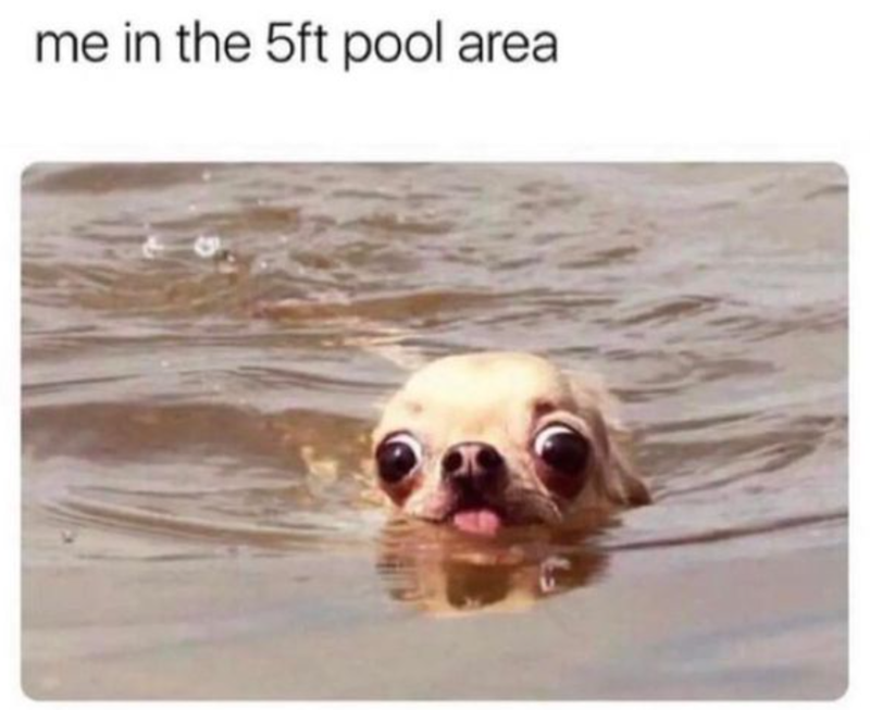 me in the 5ft pool area