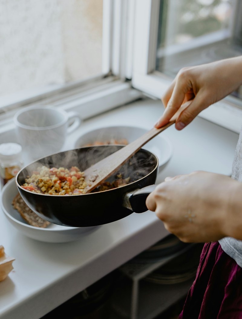 person cooking