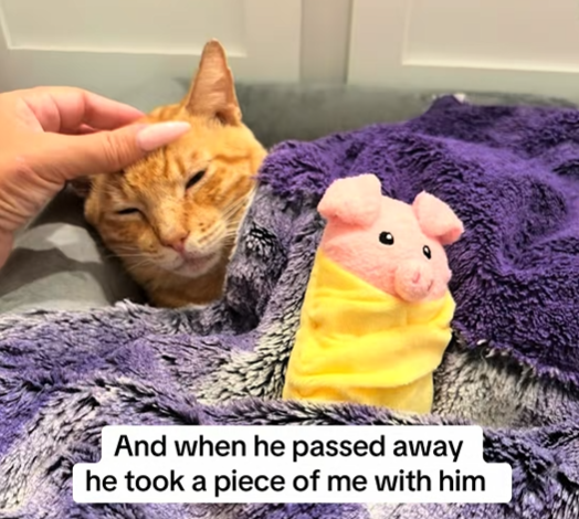 And when he passed away he took a piece of me with him