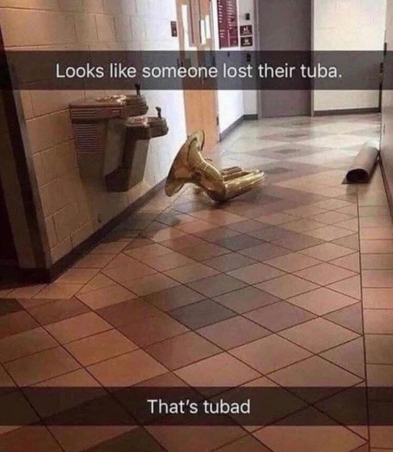 Looks like someone lost their tuba. That's tubad