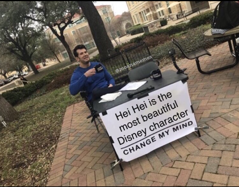 @moanamemes Hei Hei is the most beautiful Disney character CHANGE MY MIND