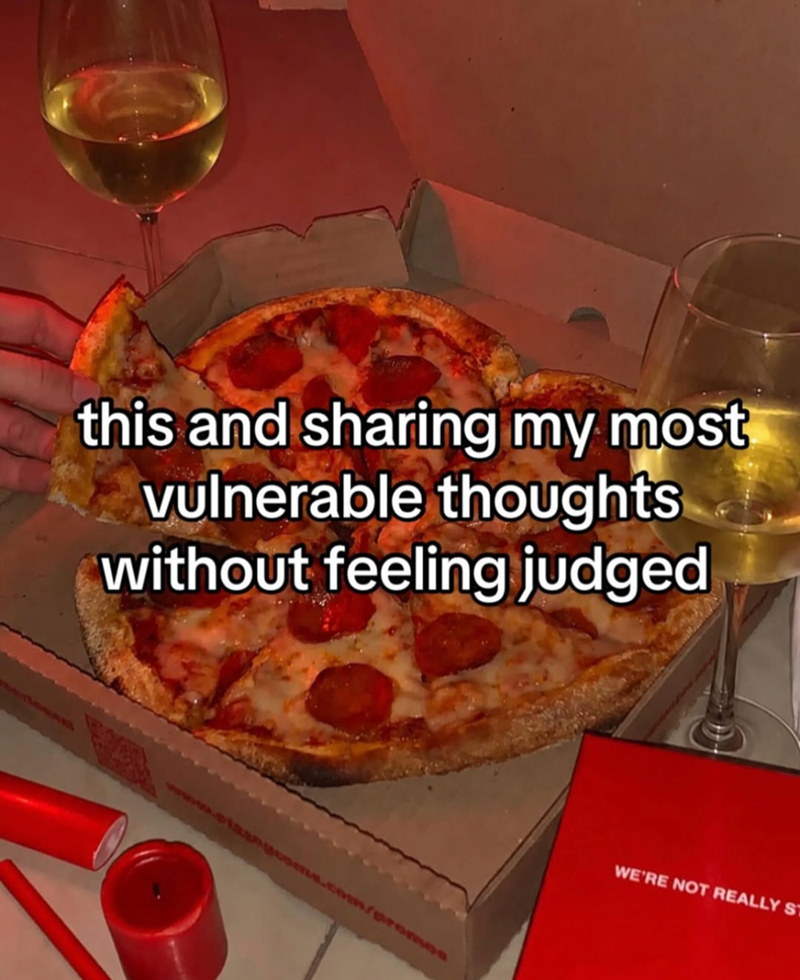 this and sharing my most vulnerable thoughts without feeling judged www om/promes WE'RE NOT REALLY S