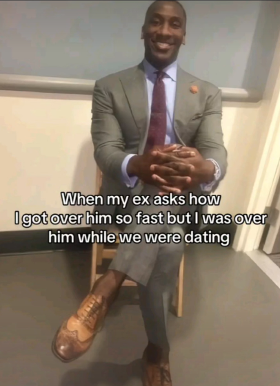 When my ex asks how I got over him so fast but I was over him while we were dating
