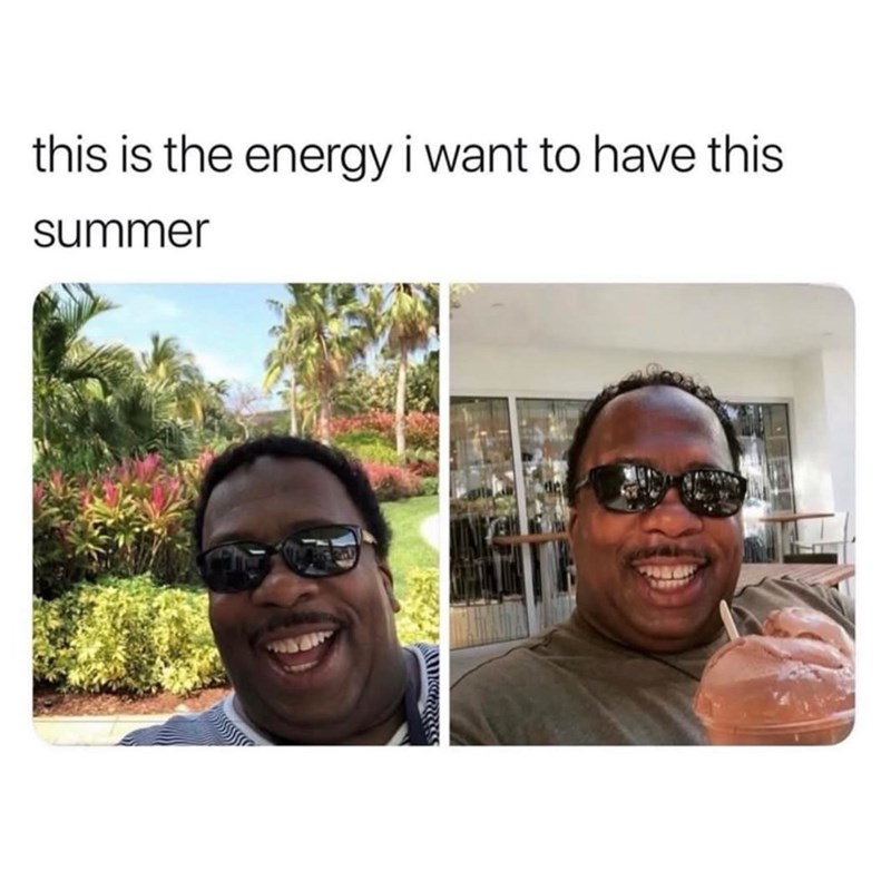 this is the energy i want to have this summer