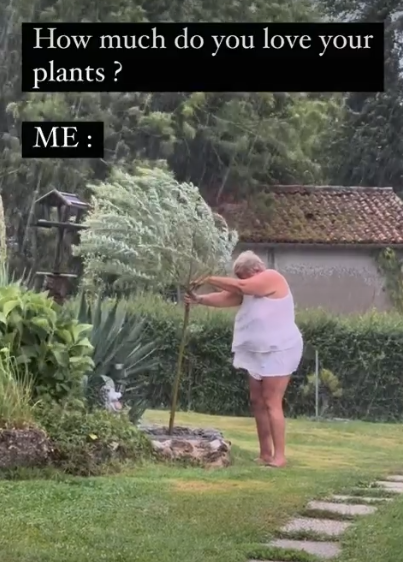 How much do you love your plants? ME: