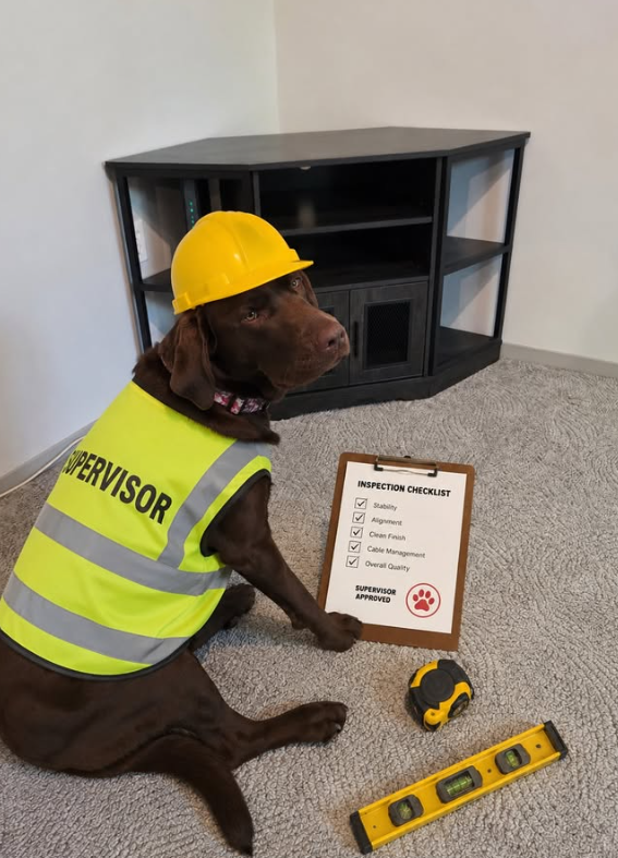 PERVISOR INSPECTION CHECKLIST Stability ΕΕΕΕΕ Alignment Clean Finish Cable Management Overall Quality SUPERVISOR APPROVED