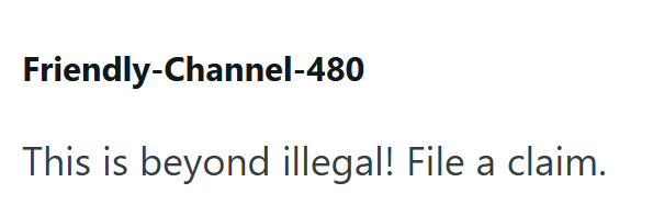 Friendly-Channel-480 This is beyond illegal! File a claim.