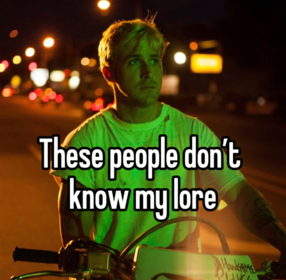 These people don't know my lore Handrome