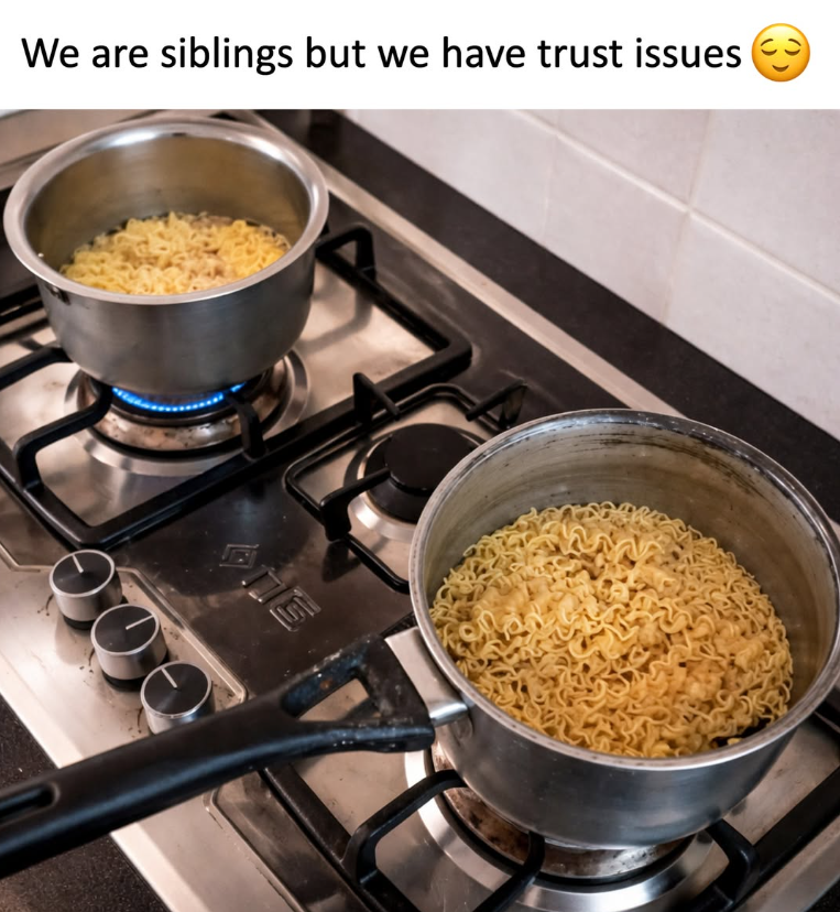 We are siblings but we have trust issues 200