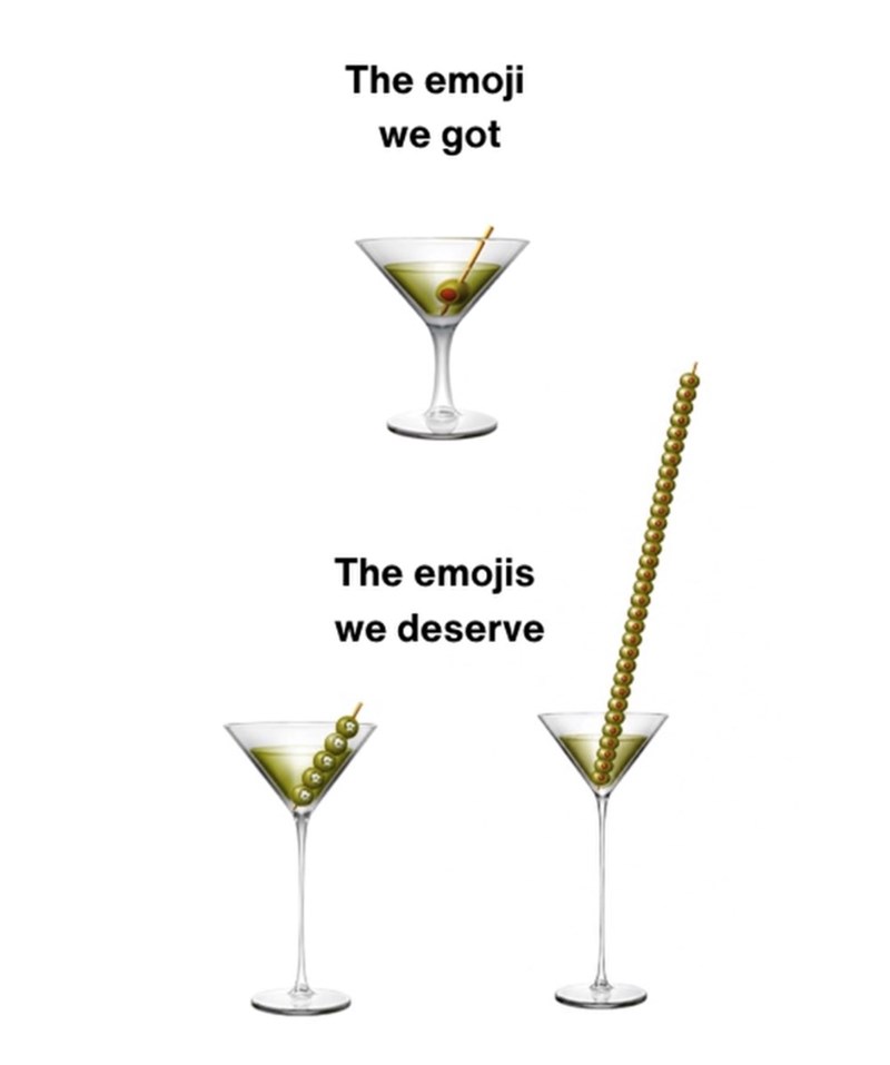 The emoji we got The emojis we deserve