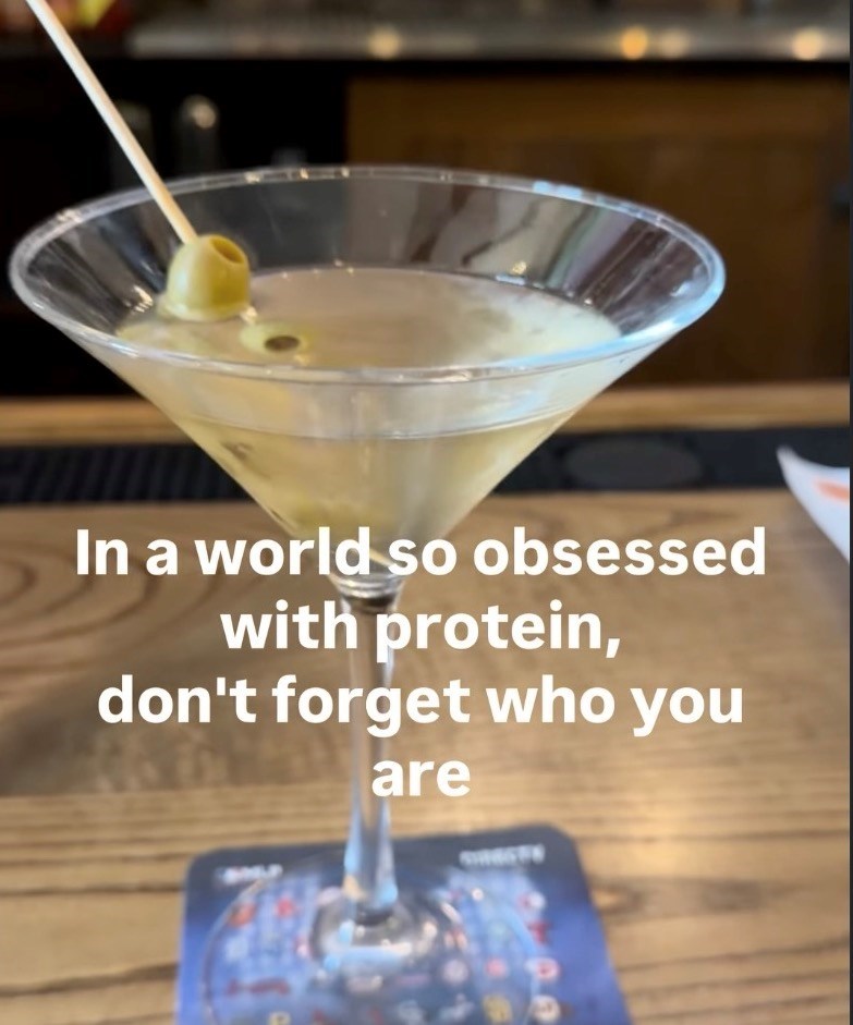 In a world so obsessed with protein, don't forget who you are