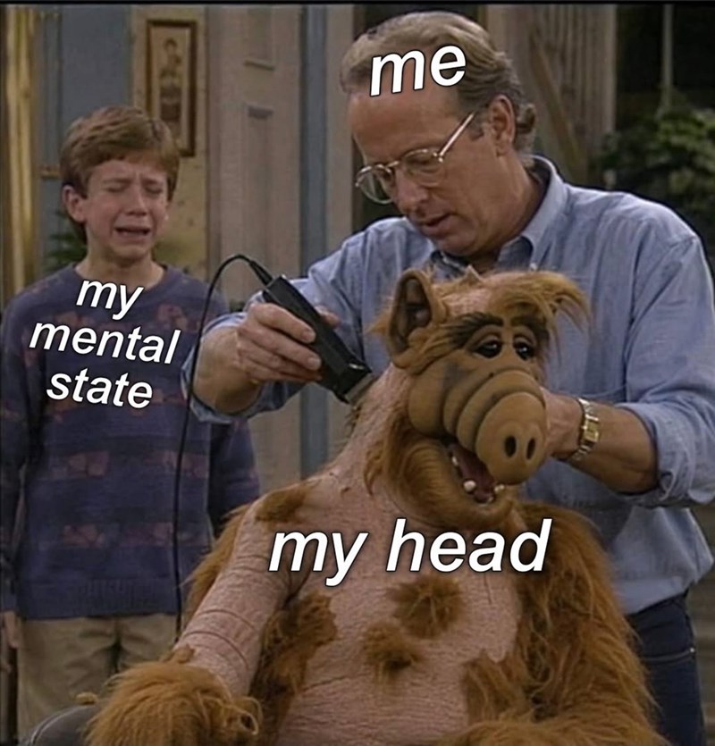 my mental state me my head