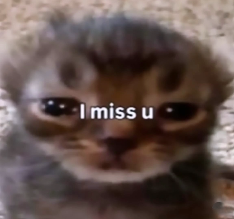 I miss u