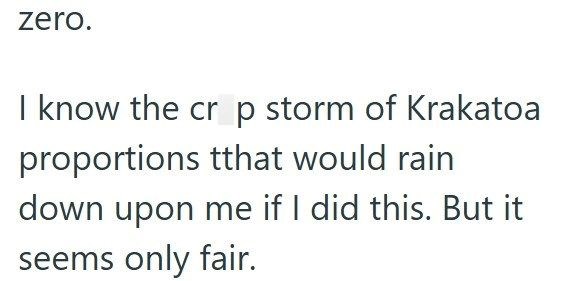 zero. I know the crop storm of Krakatoa proportions tthat would rain down upon me if I did this. But it seems only fair.