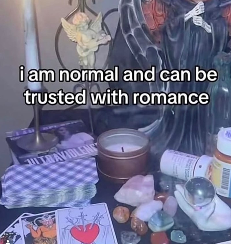 i am normal and can be trusted with romance ULTRAVIOLENC