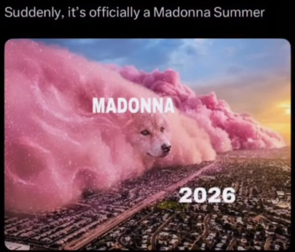 Suddenly, it's officially a Madonna Summer MADONNA 2026