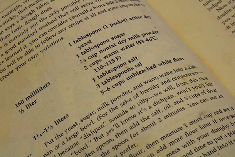 a recipe book