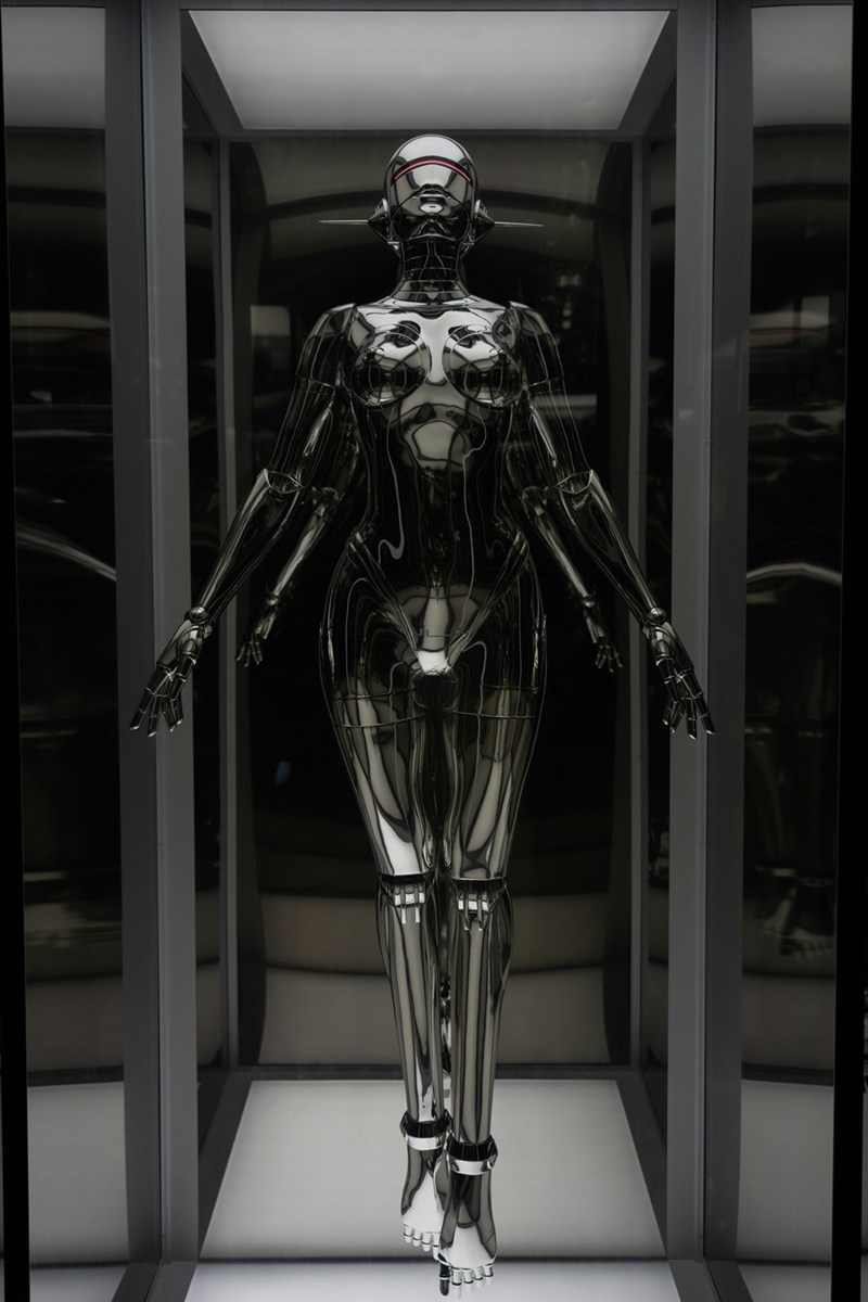 silver human robot