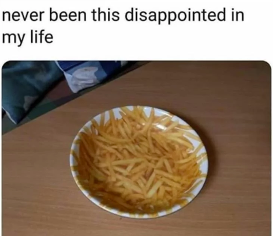 never been this disappointed in my life