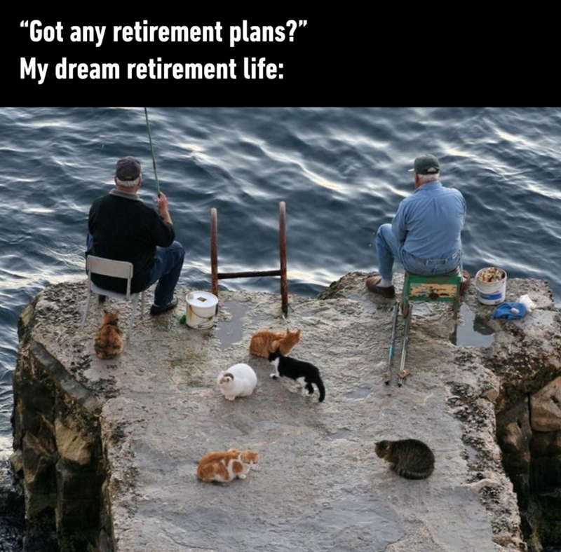 “Got any retirement plans?” My dream retirement life: