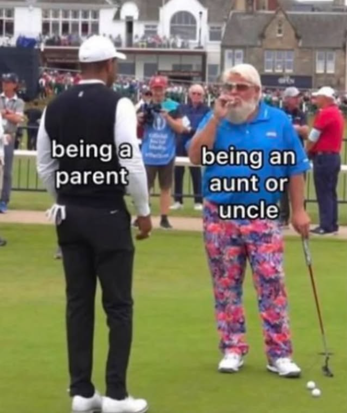 being a parent being an aunt or uncle