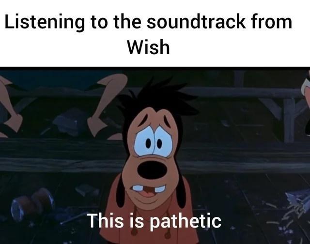 Listening to the soundtrack from Wish 80 This is pathetic