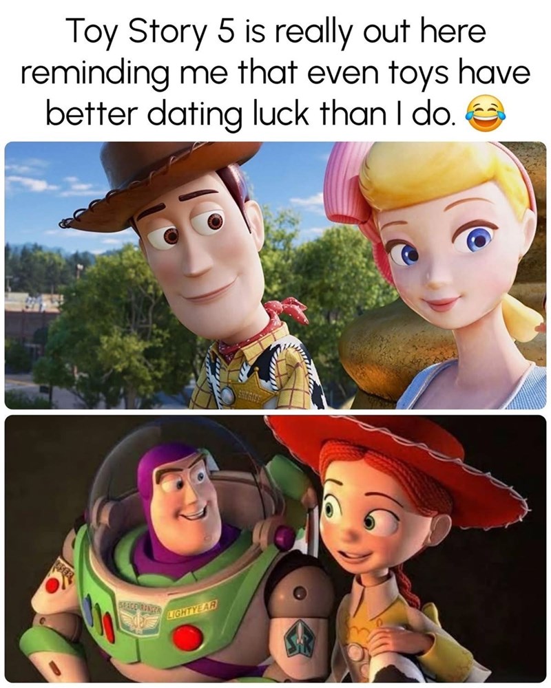Toy Story 5 is really out here reminding me that even toys have better dating luck than I do. SPACE RINSER LIGHTYEAR