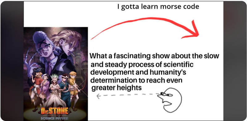 DSTONE SCIENCE FUTURE I gotta learn morse code What a fascinating show about the slow and steady process of scientific development and humanity's determination to reach even greater heights