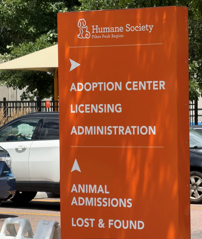 Humane Society Pikes Peak Region ADOPTION CENTER LICENSING ADMINISTRATION ANIMAL ADMISSIONS LOST & FOUND
