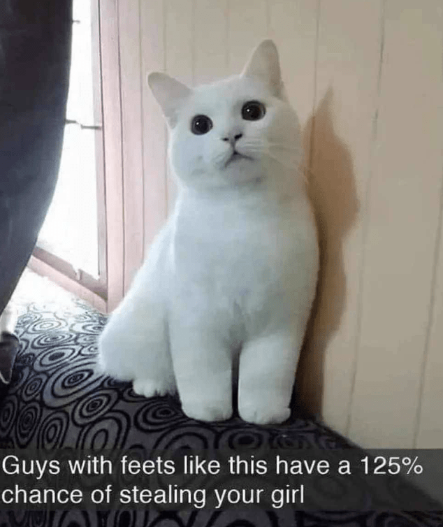 Guys with feets like this have a 125% chance of stealing your girl Mance of s