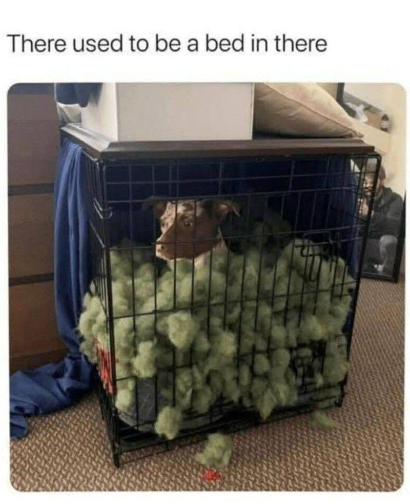 There used to be a bed in there