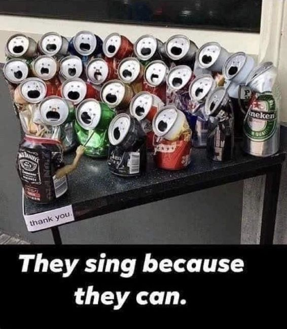 thank you. They sing because they can. Aneken QUAL
