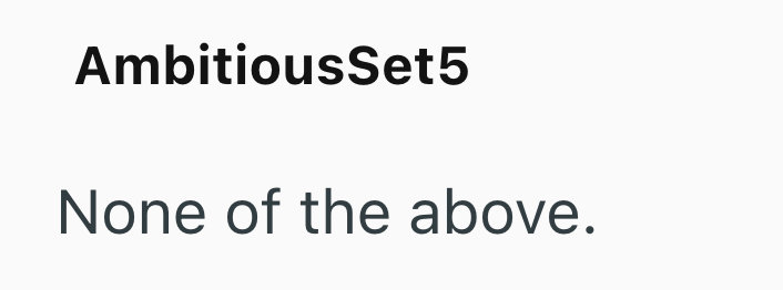AmbitiousSet5 None of the above.