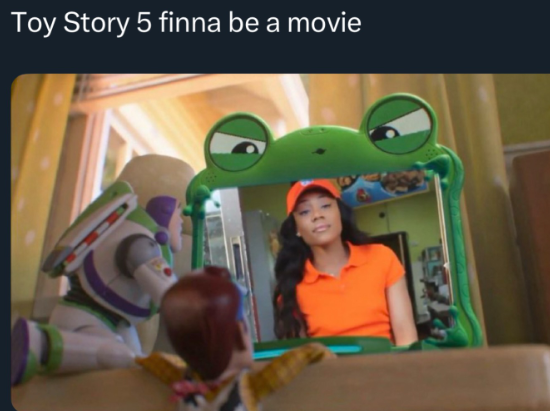 Toy Story 5 finna be a movie