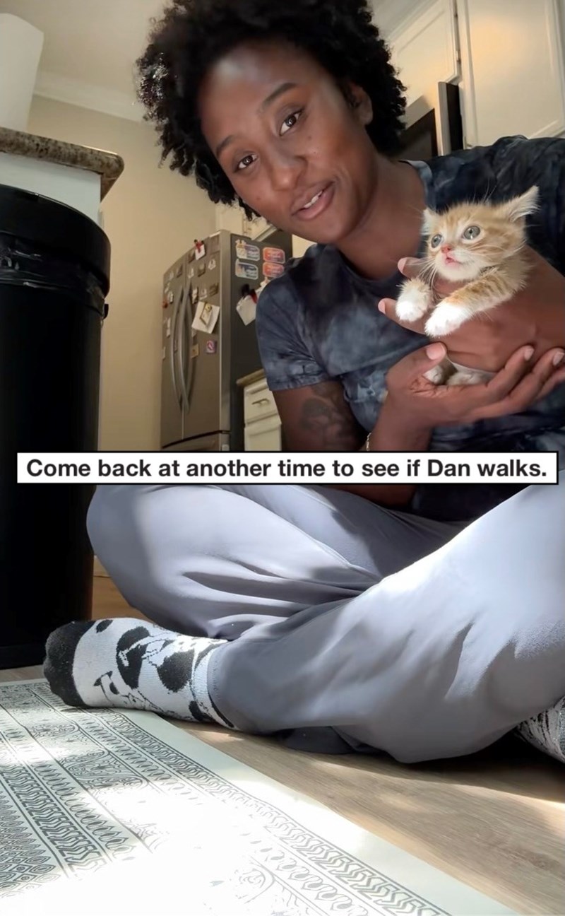 Come back at another time to see if Dan walks.