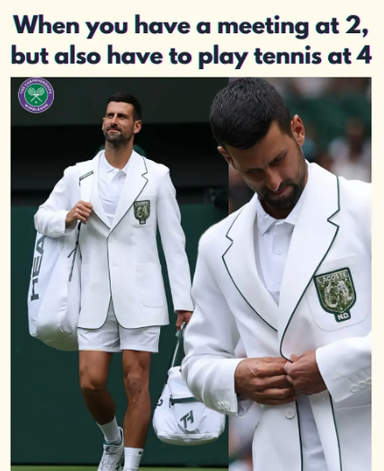When you have a meeting at 2, but also have to play tennis at 4 ND