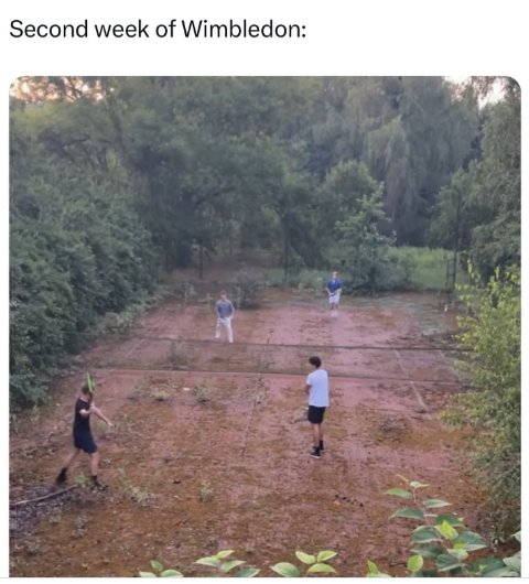Second week of Wimbledon: