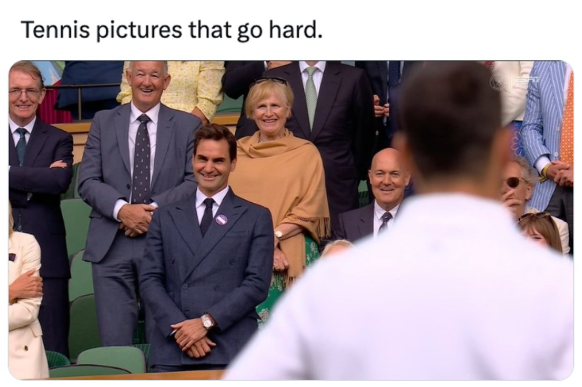 Tennis pictures that go hard.