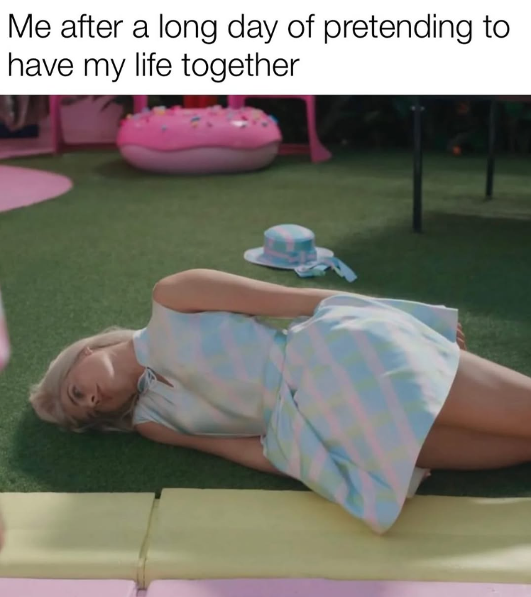 Me after a long day of pretending to have my life together