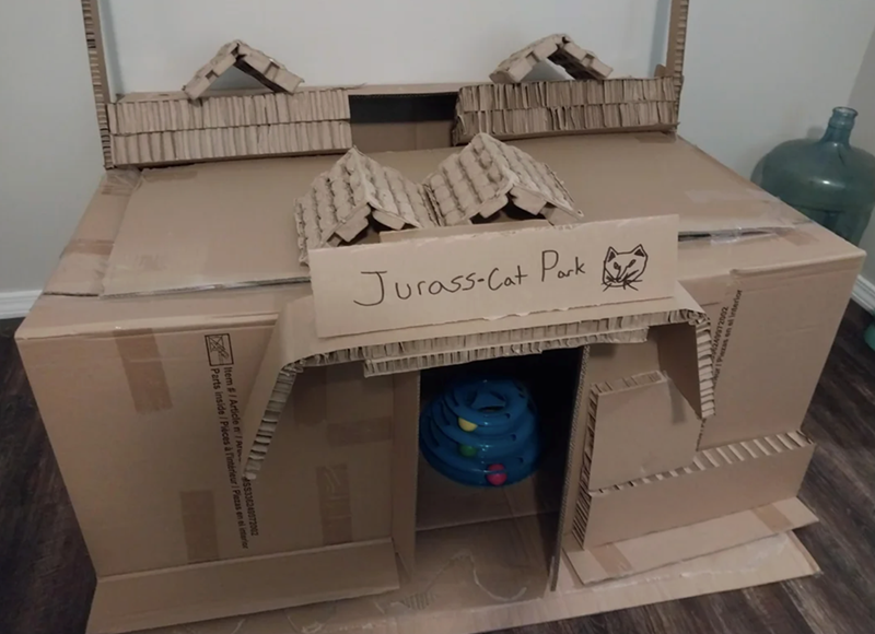 Jurass-Cat Park Item #Ares à intérieur / Plazas en el interion Parts inside/