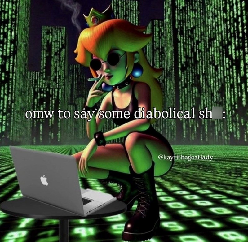 omw to say some diabolical sh @kaytithegoatlady 4