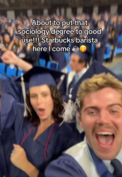 About to put that sociology degree to good Use!!! Starbucks barista here I come